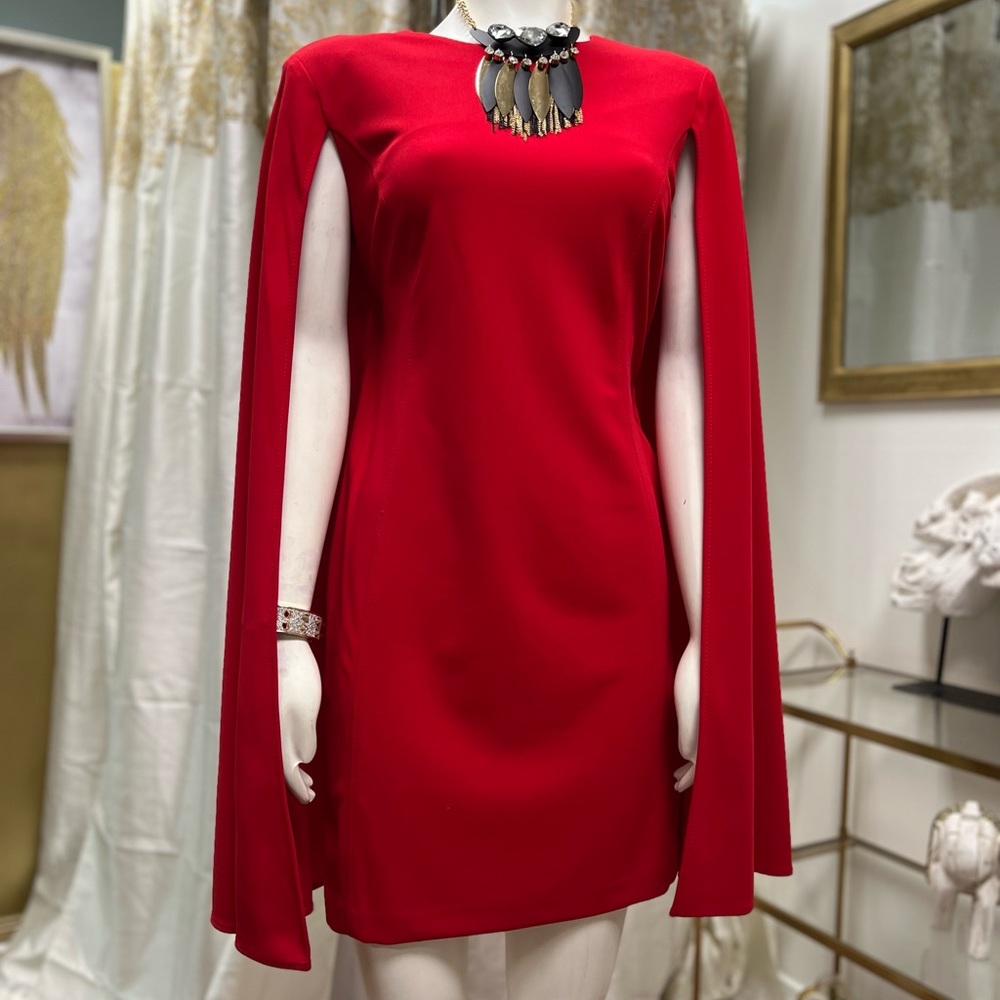 Elegant Red French Dress